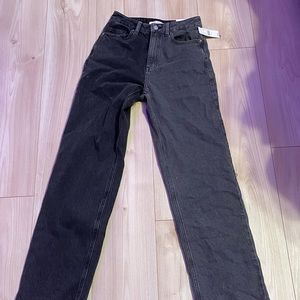 Pacsun grey/black 90s boyfriend jean